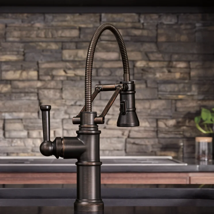 Brizo Artesso® Articulating Faucet With Finished Hose - Image 3