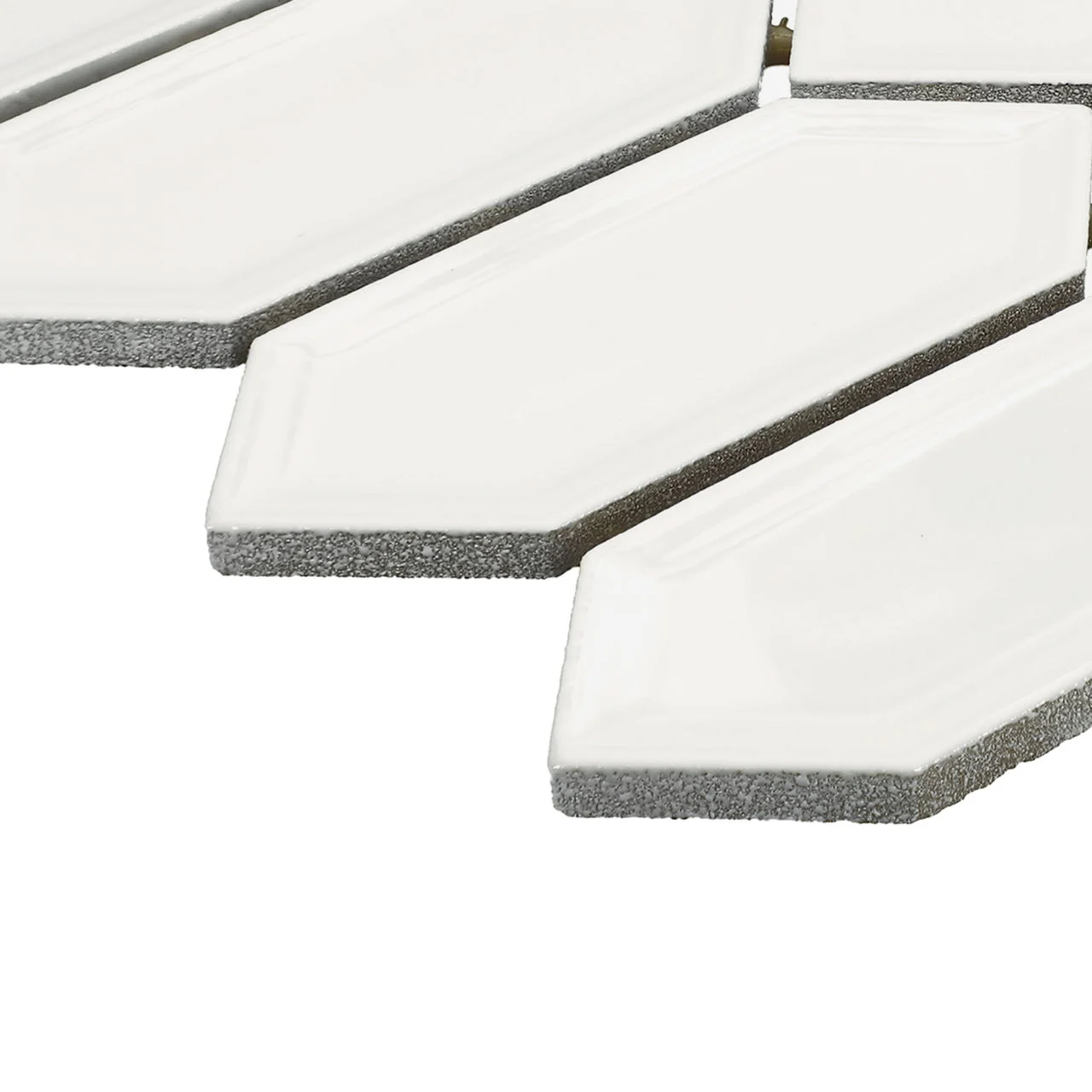 Luminique Arctic White Picket Framed Datile