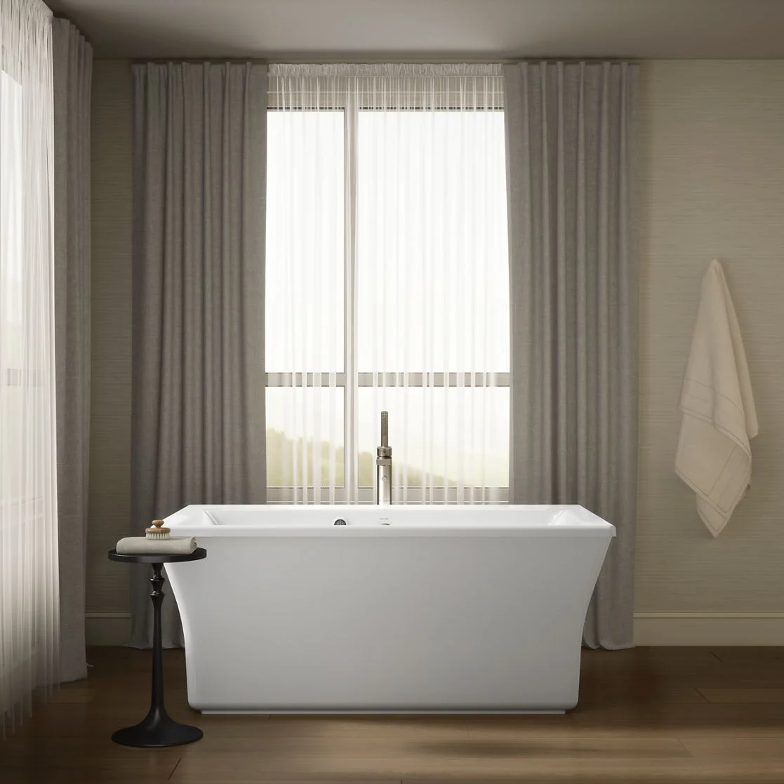Kohler Stargaze freestanding bathtub in room
