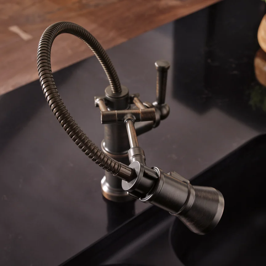 Brizo Artesso® Articulating Faucet With Finished Hose - Image 4