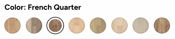 Points East color choices