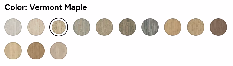 All American Premium color choices