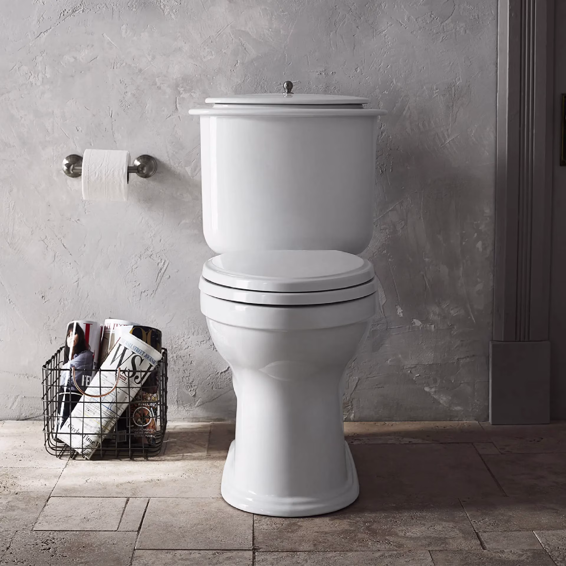 oval toilet