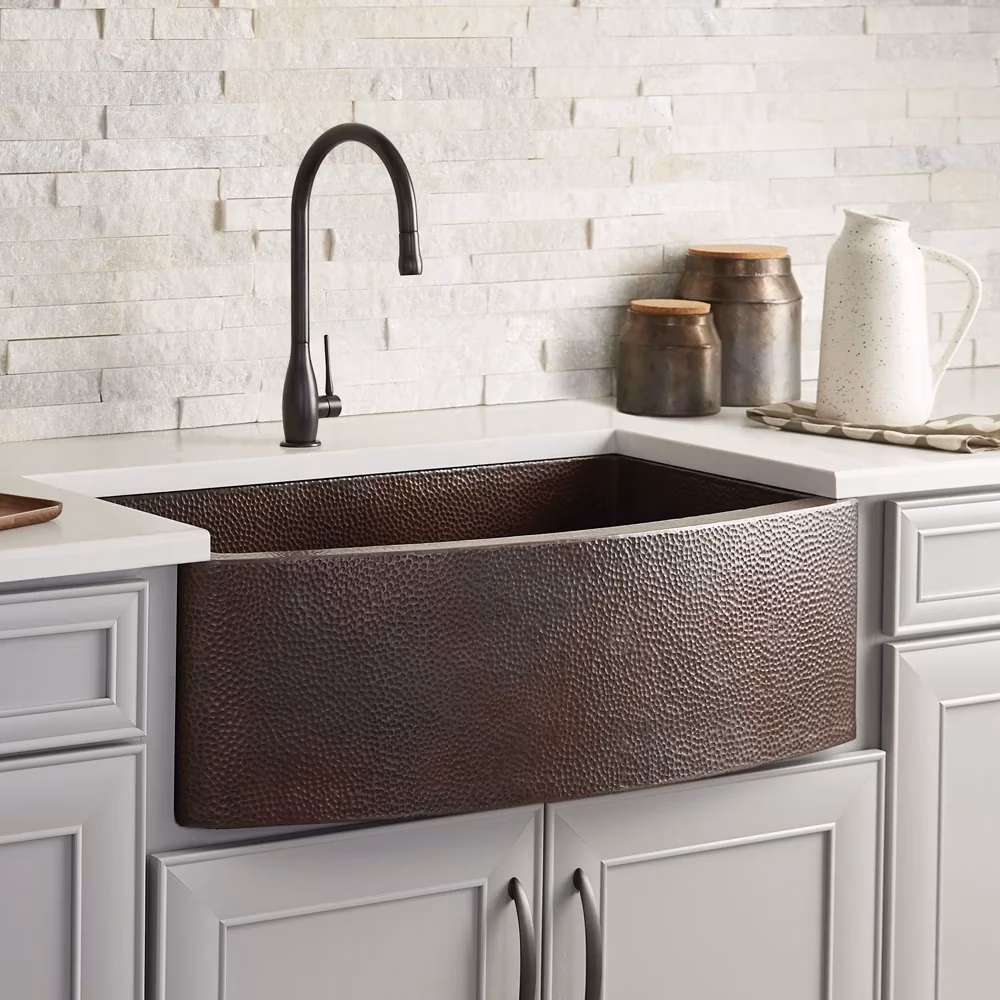 Native Trails copper sink apron