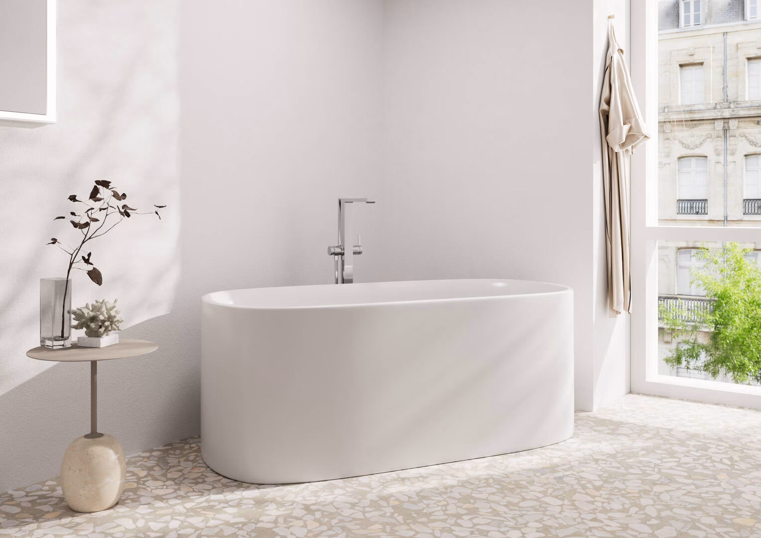 Hansgrohe Tecturis E Freestanding Tub Filler