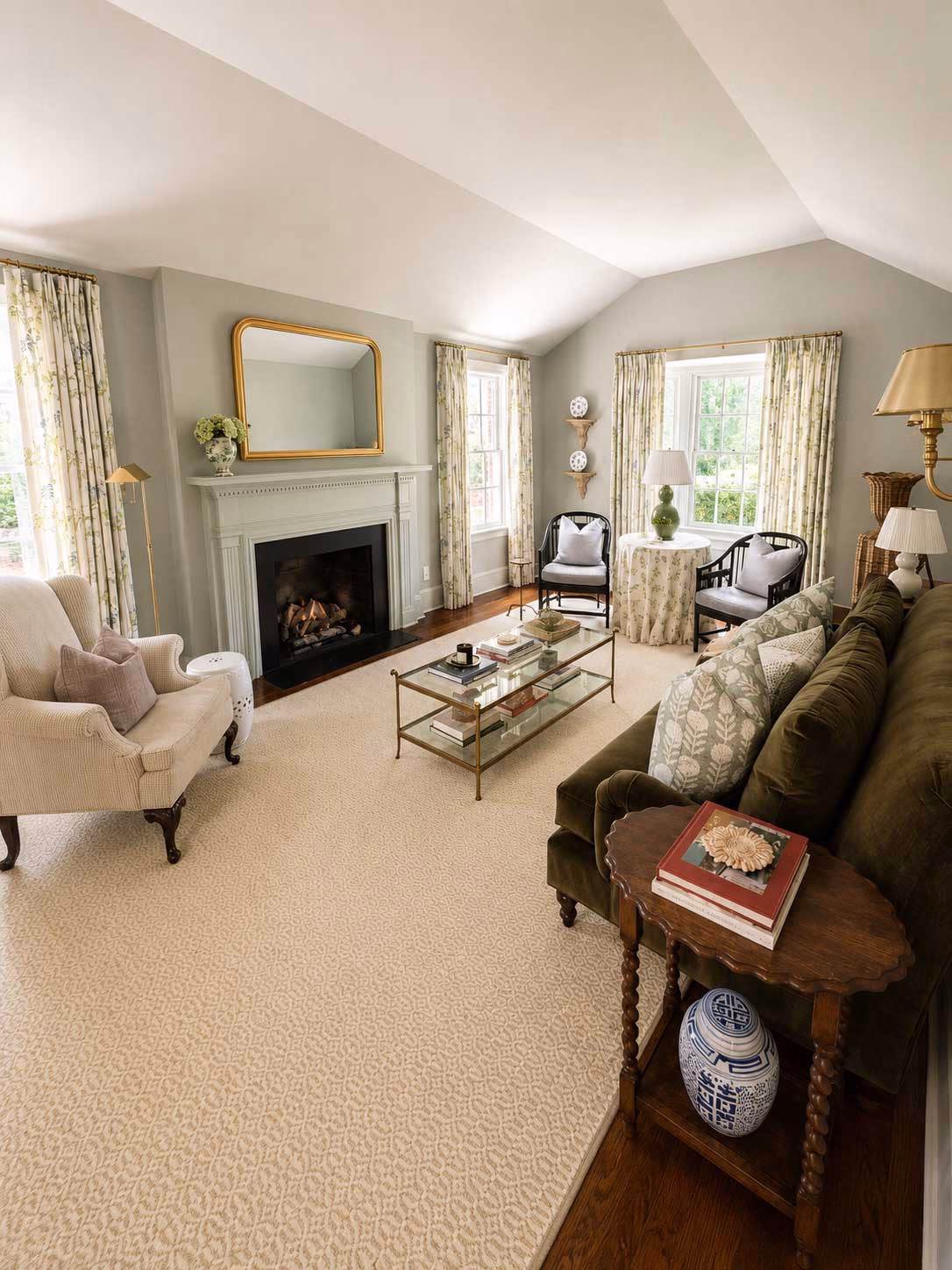 remodeled living room